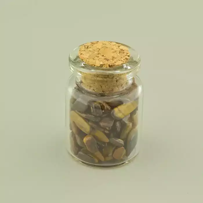 🏷️️ Пляшечка Тигрове око 30x20мм. ss_105589