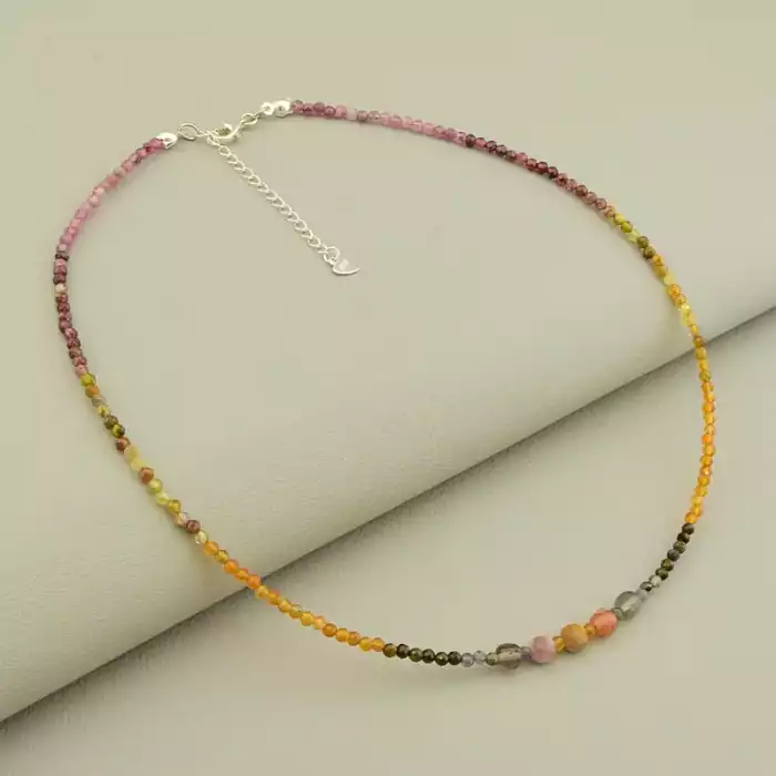 🏷️️ Підвіска Самоцвіти 41 см срібло (925) F-105789