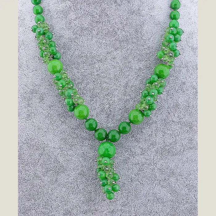 🏷️️ Намисто Нефрит 50 см ss_10794