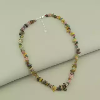 Намисто Турмалін срібло 925 проба 41 см.