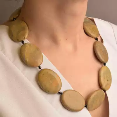 🏷️️ Намисто Яшма 51 см F-82356