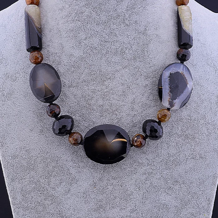 🏷️️ Намисто Агат 55 см. ss_100539