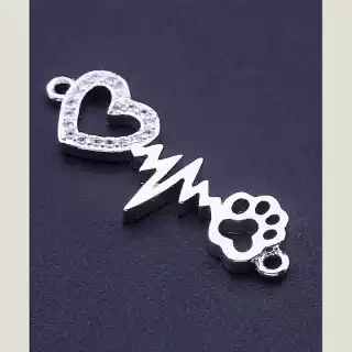 Конектор Фіаніт 25х8 (родій)