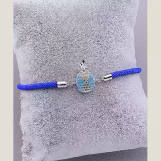 Браслет регульований Фіаніт 17 см