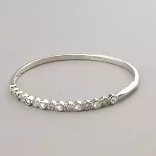 Браслет шарнірний Xuping (родій)