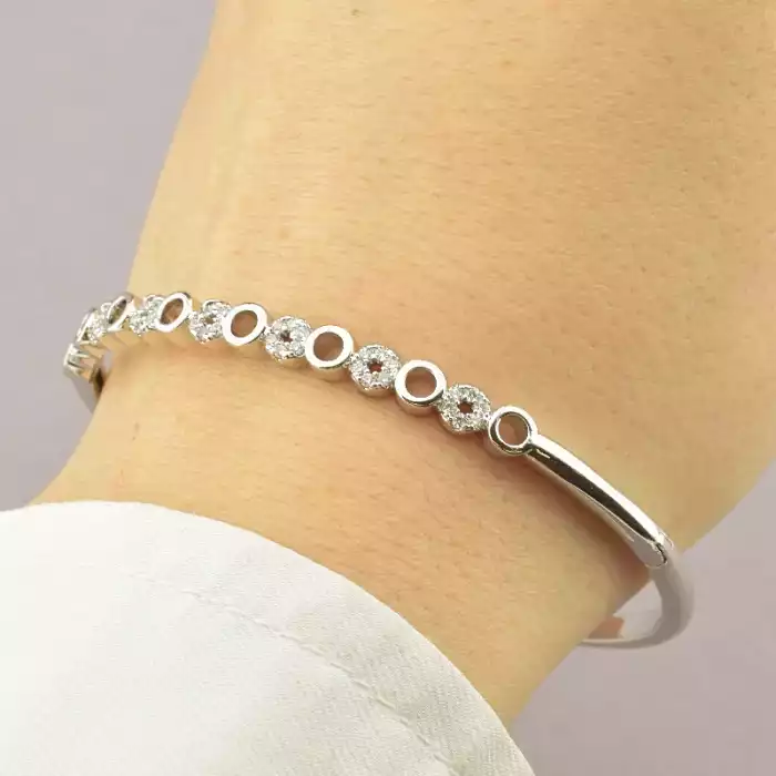 🏷️️ Браслет шарнірний Xuping (родій) ss_53458