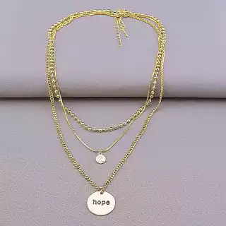 Підвіска Hope Xuping 42 см (позолота 18к)