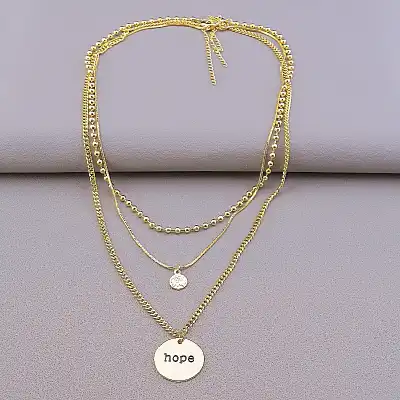 🏷️️ Підвіска Hope Xuping 42 см (позолота 18к) F-85959