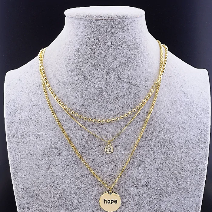🏷️️ Підвіска Hope Xuping 42 см (позолота 18к) ss_85959