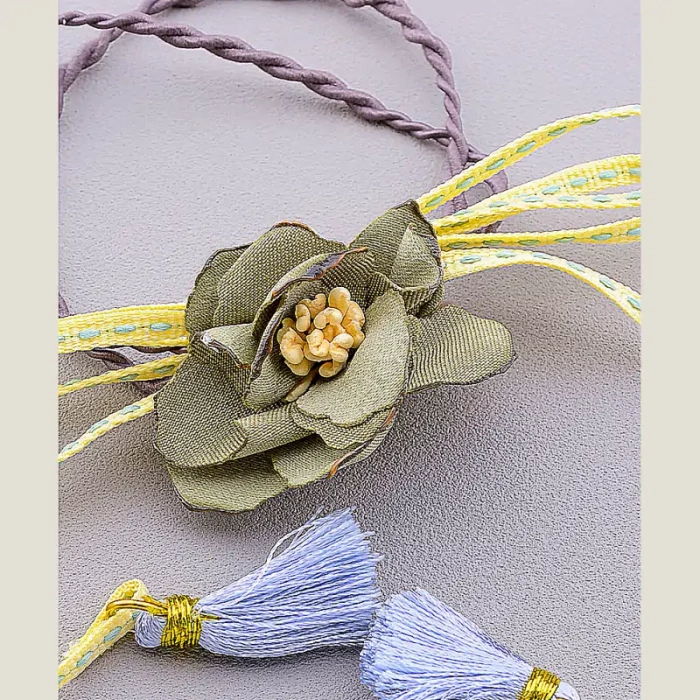 Резинка для волосся Flora Secret тканина ss_41601 ss_41601