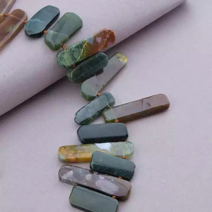 🏷️️ Намисто Яшма 47 см. ss_86901