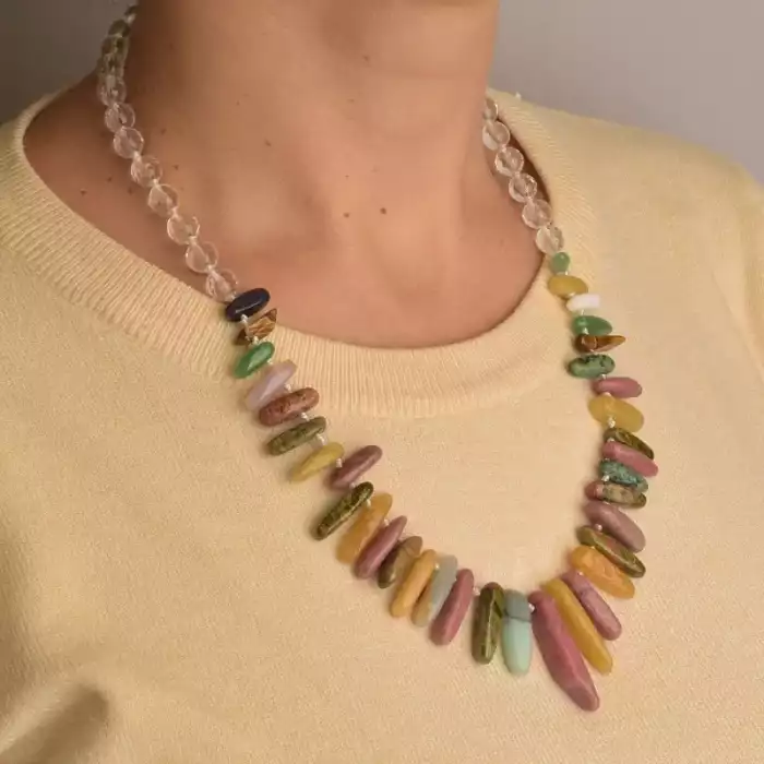 🏷️️ Намисто Самоцвіти 52 см. ss_94783