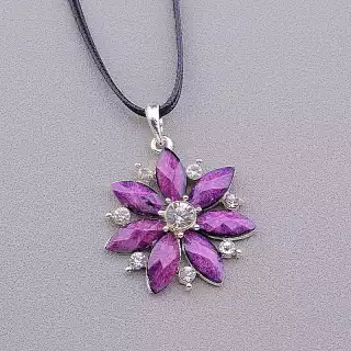 Підвіска квітка Стрази 46 см