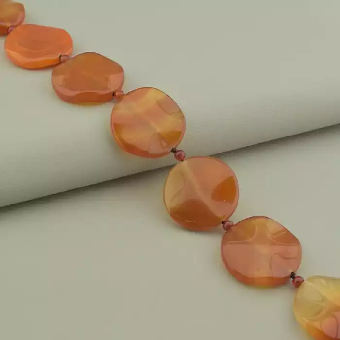 🏷️️ Намисто Сердолік 50 см ss_78199