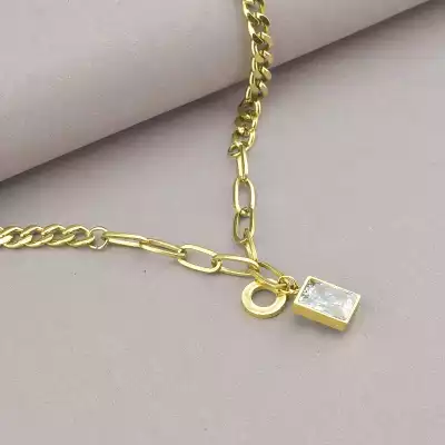 🏷️️ Підвіска Xuping Фіаніт 41 см (позолота 14k лимонна) F-88039