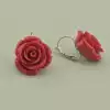 🏷️️ Сережки троянди з французьким замком полімерна глина F-96063