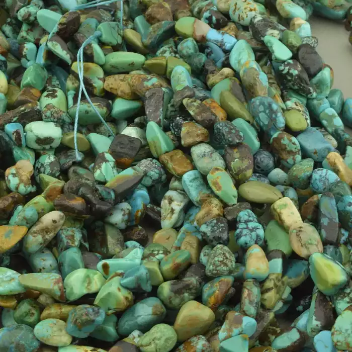 🏷️️ Нитка Хризоколла 39 см. (без застібки) ss_103828