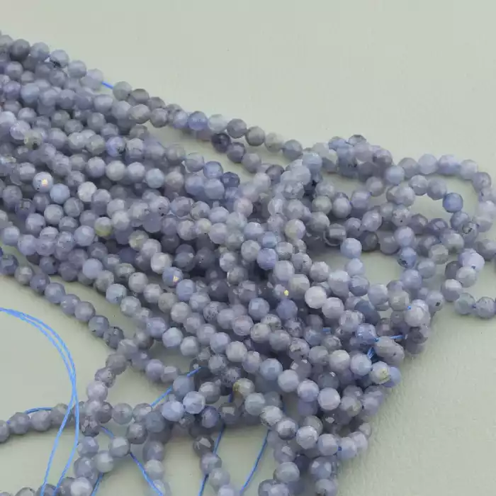 🏷️️ Нитка Іоліт 39 см. 3,5 мм. (без замка) ss_96534