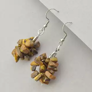 Сережки петля Тигрове око