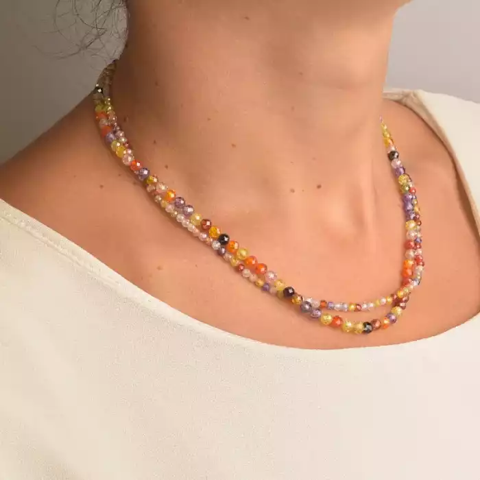 🏷️️ Підвіска Циркон срібло (925 проба) 41 см. ss_89960