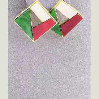 Сережки пусети емаль FJ