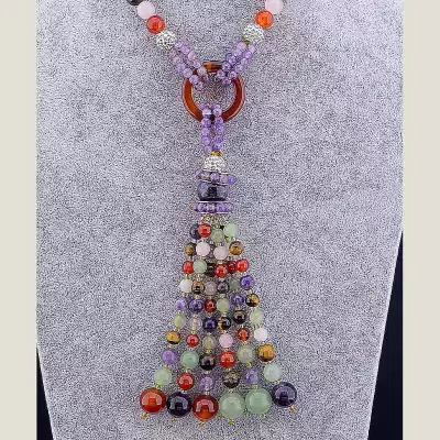 🏷️️ Намисто Самоцвіти 95 см F-10350