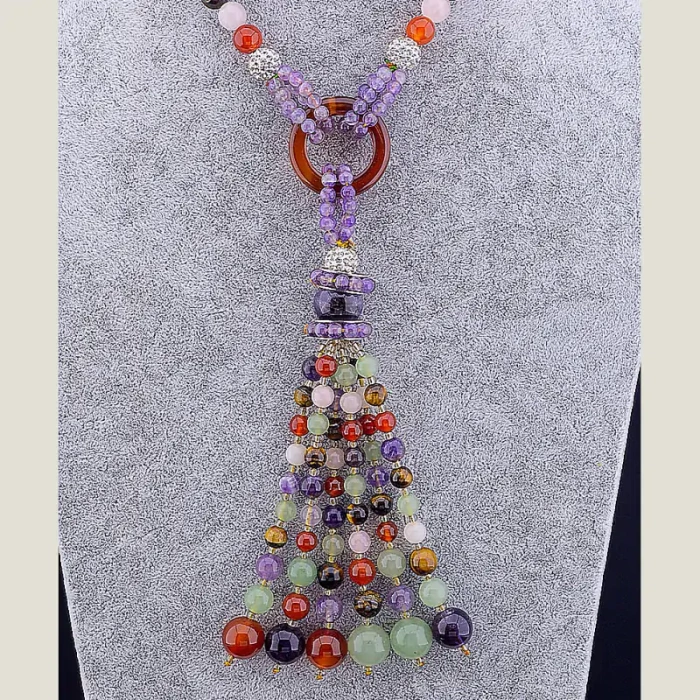 🏷️️ Намисто Самоцвіти 95 см ss_10350