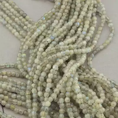 🏷️️ Намистини Лабрадор 40 см 3 мм (без застібки) на нитці F-59736