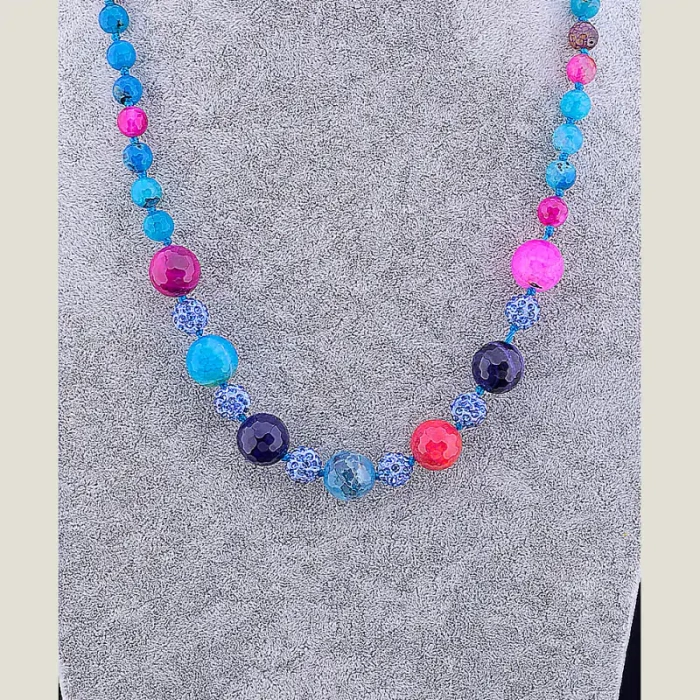 🏷️️ Намисто Агат 58 см ss_11782