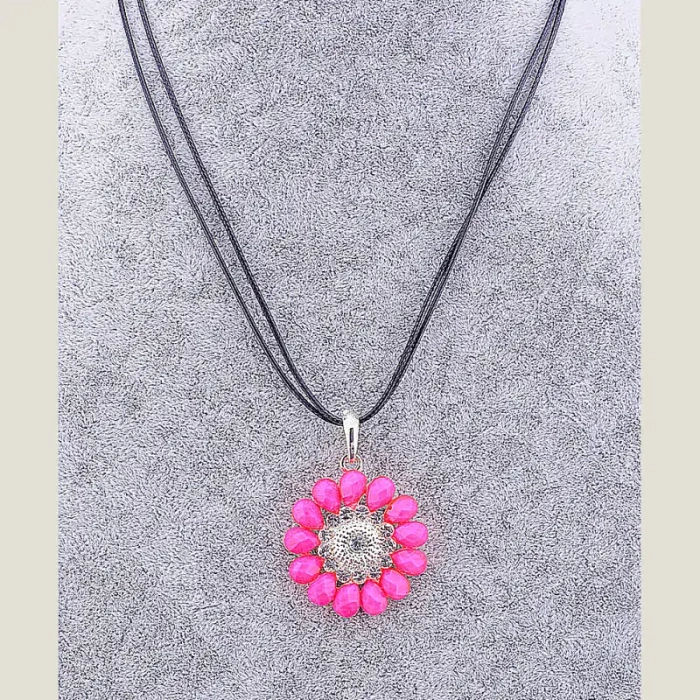 🏷️️ Підвіска квітка Стрази 46 см ss_13647