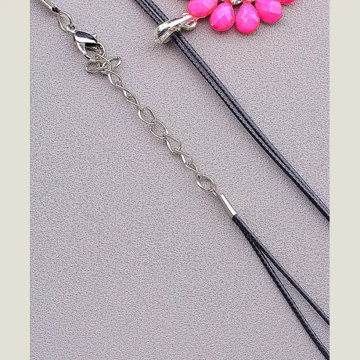 🏷️️ Підвіска квітка Стрази 46 см ss_13647