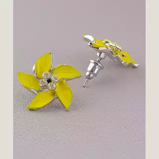 Сережки пусети Fashion емаль