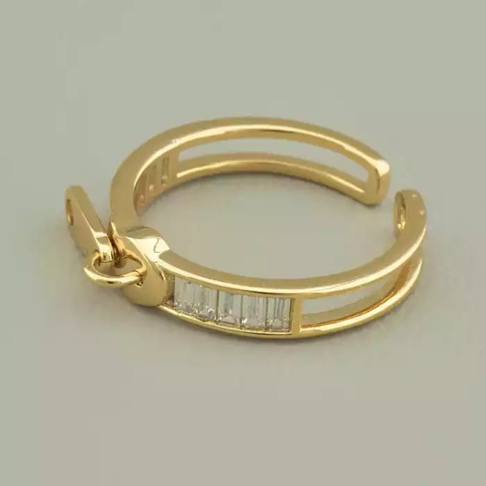 🏷️️ Каблучка Xuping Фіаніт (позолота 18к) ss_93317