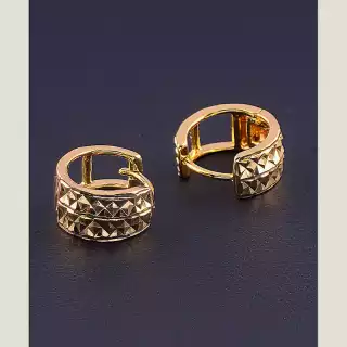 Сережки кільця Xuping (позолота 18к)