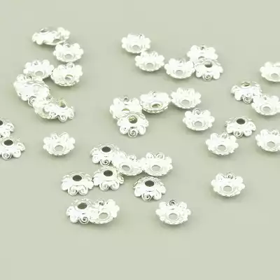 Вставка квіти 6, 5х6, 5мм. (родій)