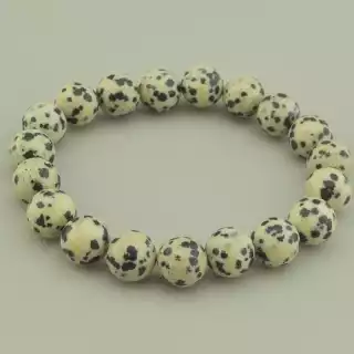 Браслет резинка Яшма 18 см.