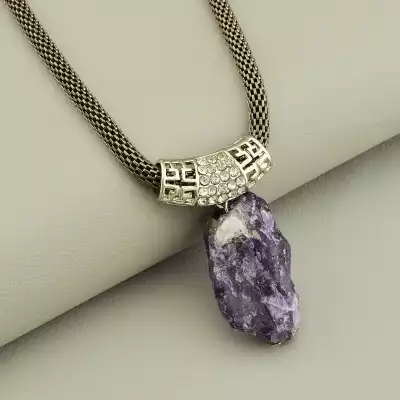 🏷️️ Підвіска Аметист (48 см) F-104873