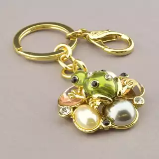 Брелок жабки Abella Майорка, Чеський кришталь, Фіаніт