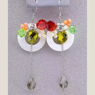 Сережки Перламутр