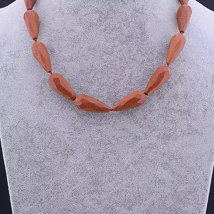 🏷️️ Намисто Золотий Пісок 52 см ss_80823