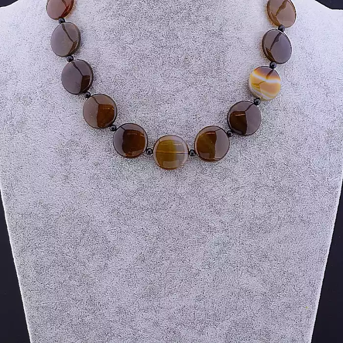🏷️️ Намисто Агат 50 см ss_82461