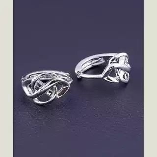 Сережки кільця Xuping (родій)