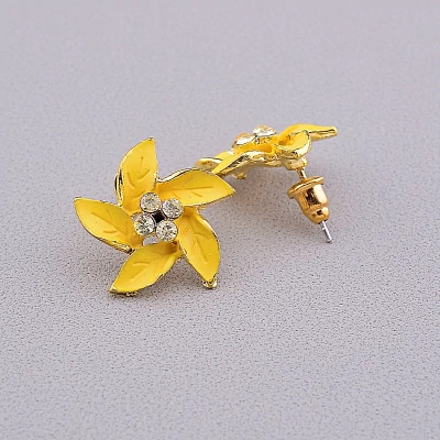 Сережки Fashion емаль