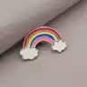 🏷️️ Брошка веселка Xuping емаль (родій) F-92505