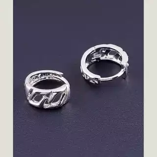 Сережки кільця Xuping (родій)