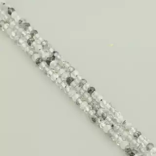 Намистини Волосатик 40 см 3,5 мм на нитці (натуральне каміння, без застібки)