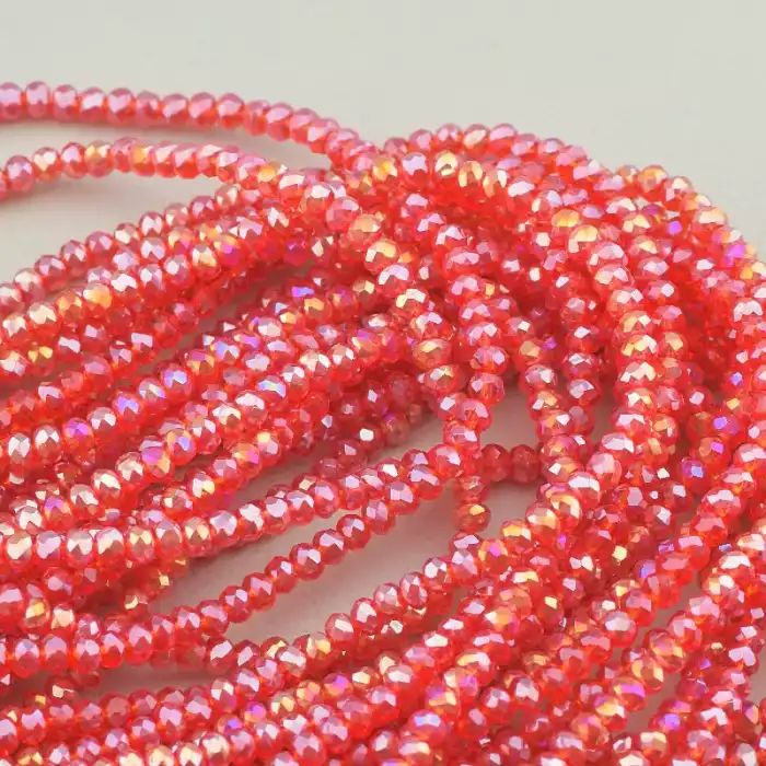 🏷️️ Нитка Чеський кришталь 41 см. 3 мм. (без замка) ss_93197