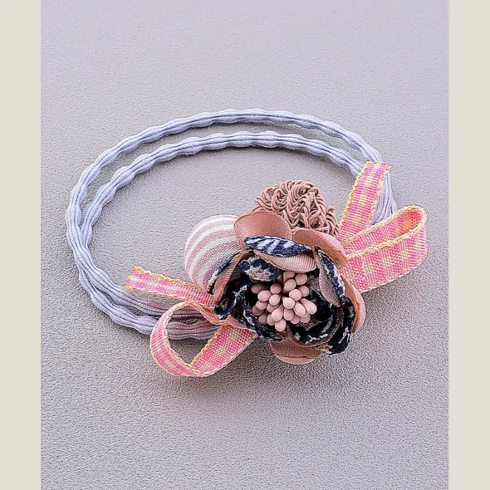 Резинка для волосся Flora Secret тканина ss_41603 ss_41603