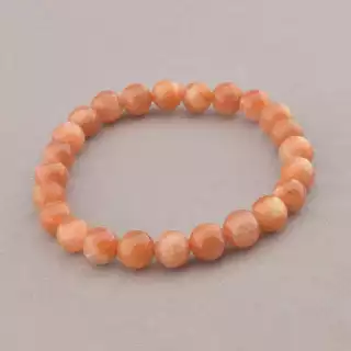 Браслет без застібки Сонячний камінь 17, 2 г