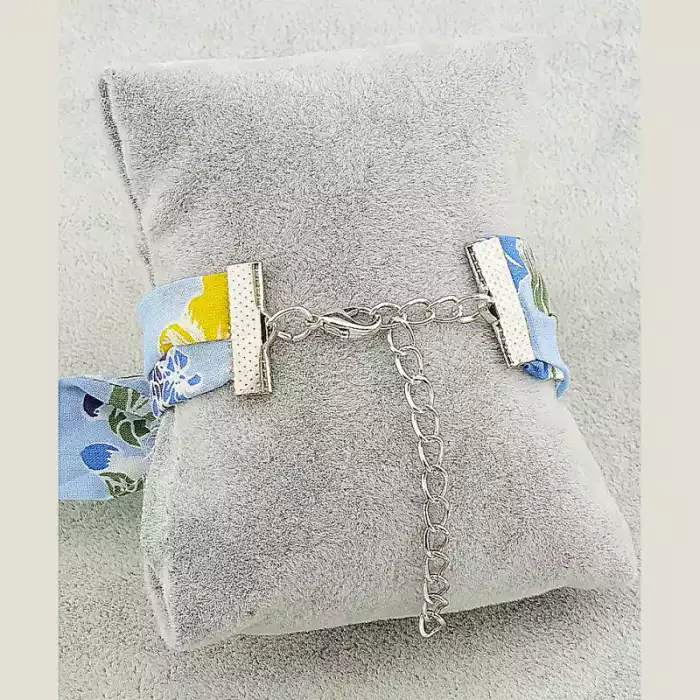 🏷️️ Браслет з карабіном Flora Secret бавовна 17 см ss_41803